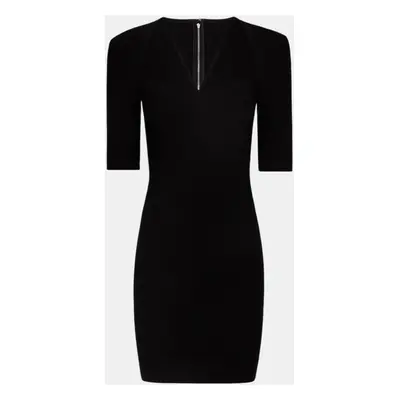 Dolce & Gabbana Black Viscose Blend Dress