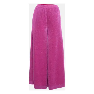 Missoni Pink Lurex Knit Palazzo Pants