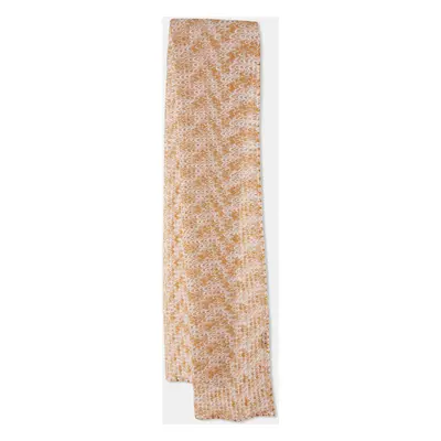 Missoni Orange/Pink Textured Lurex Knit Stole