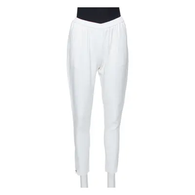 Stella McCartney White Jersey Zipper Detail Tamara Pants