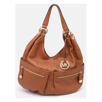 MICHAEL Michael Kors Brown Leather Large Layton Hobo