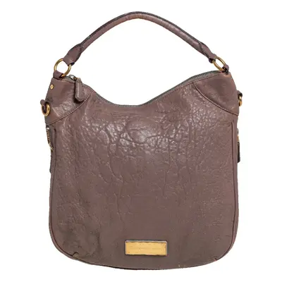 Marc by Marc Jacobs Taupe Leather Classic Q Hillier Hobo