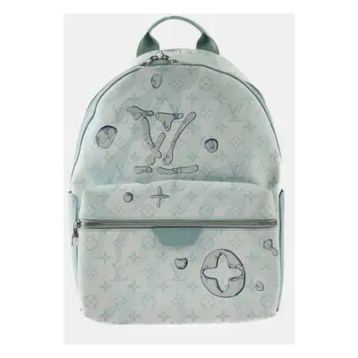 LOUIS VUITTON Aqua Garden Monogram Rucksack/Daypack Discovery Backpack PM