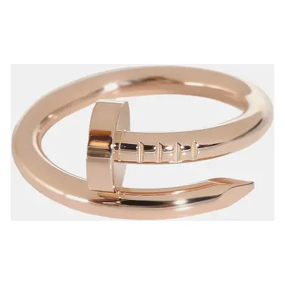 Cartier 18K Rose Gold Juste Un Clou Ring Size US EU