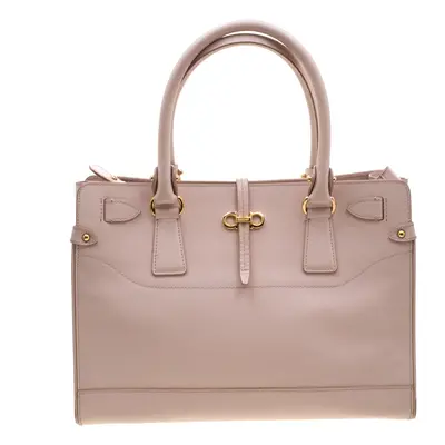 Salvatore Ferragamo Blush Pink Leather Briana Tote