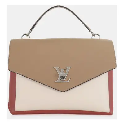 Louis Vuitton Light Brown/ Cream/ Pink MyLockme Satchel bag