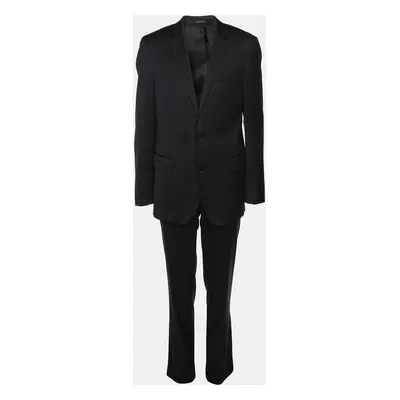 Boss By Hugo Boss Navy Blue Virgin Wool Suit