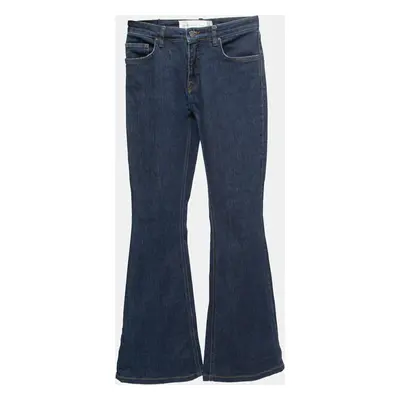 Victoria Victoria Beckham Blue Denim Flared Jeans Waist 25"