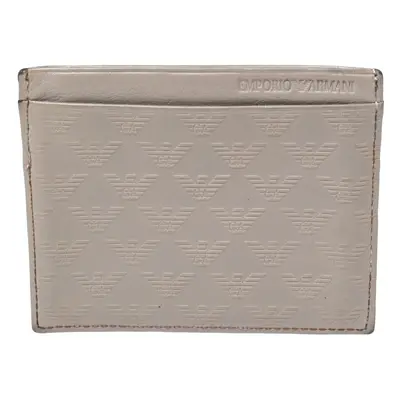 Emporio Armani Grey Leather Card Holder