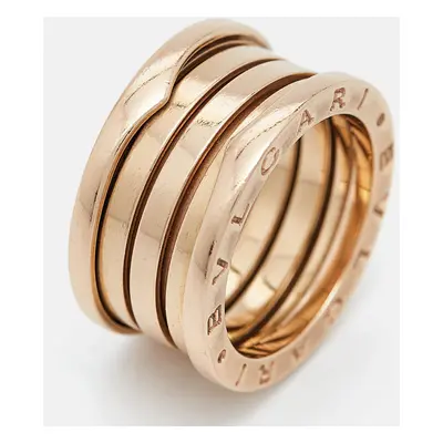 Bvlgari B.zero1 Band 18k Rose Gold Band Ring Size