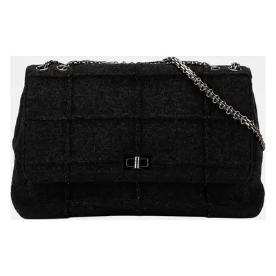 Chanel Jumbo Chocolate Bar Wool Identification Mademoiselle Flap