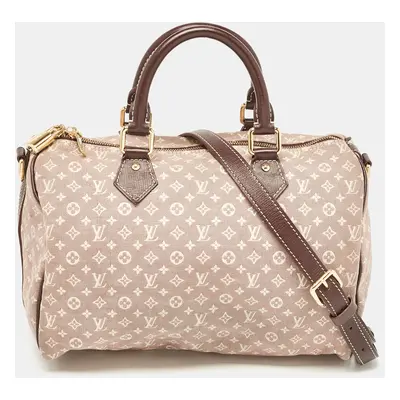 Louis Vuitton Sepia Monogram Mini Lin Canvas Speedy Bag