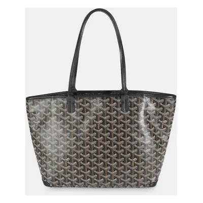 Goyard Black Goyardine Canvas Artois Tote Bag