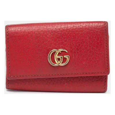 Gucci Red Leather Key Case