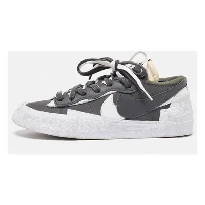 Nike x Sacai Grey Suede Blazer Low Iron Grey Sneakers Size