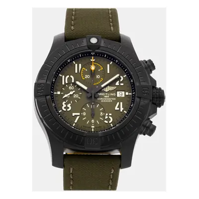 Breitling Green Titanium Avenger Automatic Men's Wristwatch mm