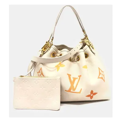 Louis Vuitton Beige Empreinte Leather Degradé Monogram Giant Empreinte Summer Bundle Top Handle 