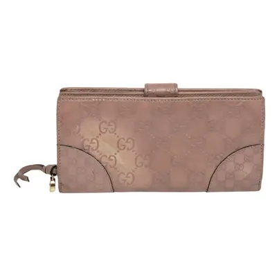 Gucci Beige Guccissima Leather Bree Bifold Wallet