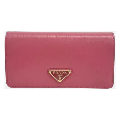 Prada Pink Leather Vitello Crossbody Bag