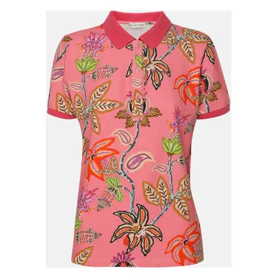 Etro Pink Floral Printed Fabric T-Shirt