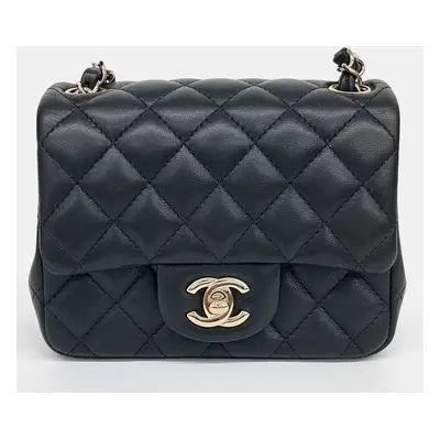 Chanel Petit Sac Lambskin Crossbody Bag