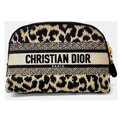 christian dior fabric pouch