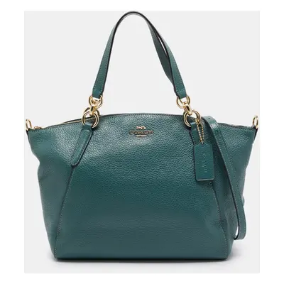 Coach Green Leather Small Kelsey Satchel