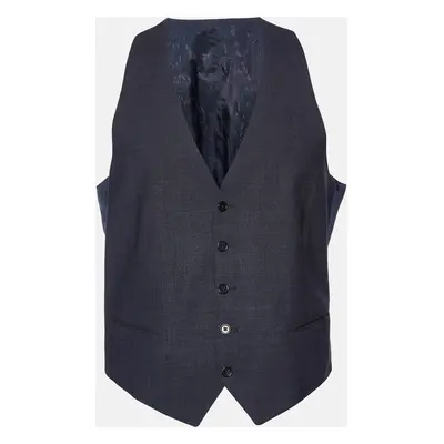 Armani Collezioni Charcoal Grey Wool Vest