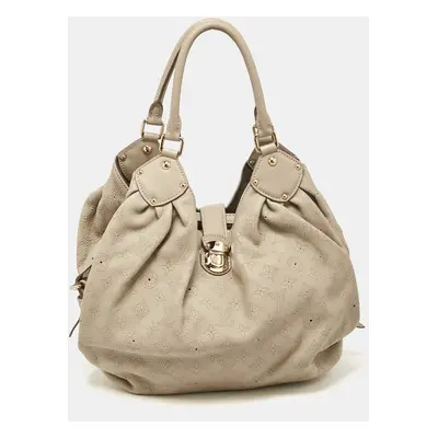 Louis Vuitton Beige Monogram Mahina Leather Surya Bag