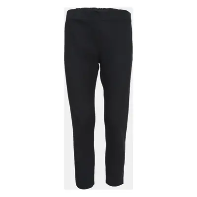 Joseph Black Stretch Gabardine Ankle Length Pants