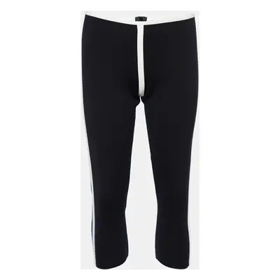 Marni Black Cotton Knit Capri Pants