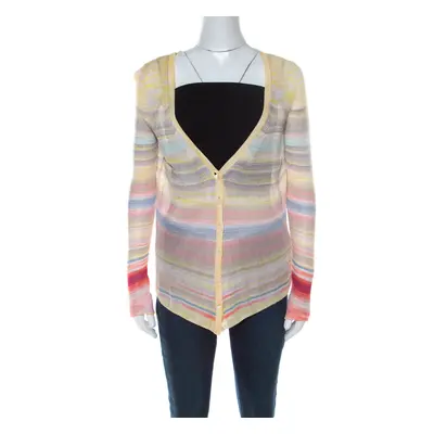 Missoni Multicolor Striped Knit Cardigan