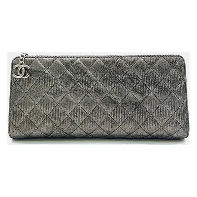 Chanel Metallic Clutch