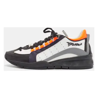 Dsquared2 Multicolor Leather and Mesh Lace Up Sneakers