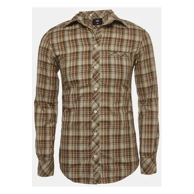 D&G Brad Multicolor Plaid Cotton Button Front Full Sleeve Shirt