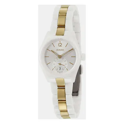 RADO True Specchio White-Gold Ceramic Women's Watch