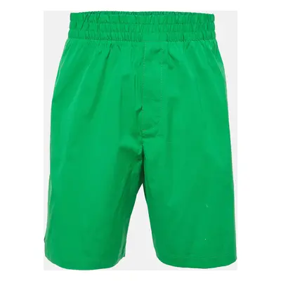 Bottega Veneta Green Cotton Bermuda Shorts