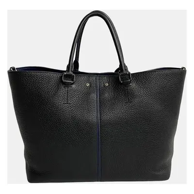 Louis Vuitton Black Leather Pernelle Tote Bag