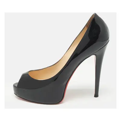 Christian Louboutin Black Patent Leather Vendome Pumps Size