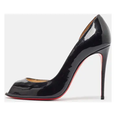 Christian Louboutin Black Patent Leather Demi You Pumps Size