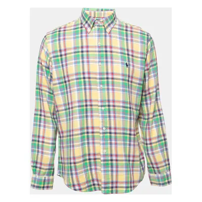 Ralph Lauren Multicolor Checkered Cotton Button Front Shirt