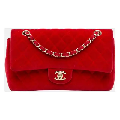 Chanel Medium Classic Velvet Double Flap