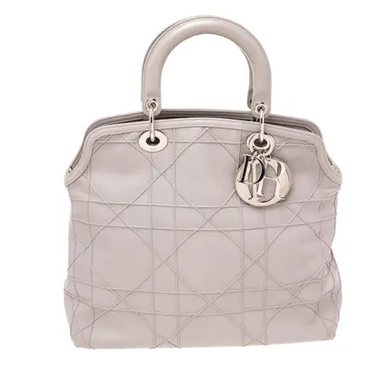 Dior Pale Lilac Cannage Leather Granville Tote