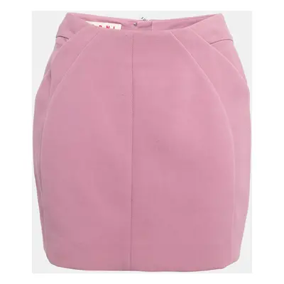 Marni Pink Cotton Mini Skirt