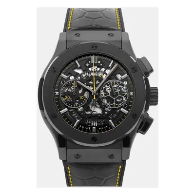 Hublot Black Ceramic Classic Fusion 525.CM.0179.VR.PEL14 Automatic Men's Wristwatch mm