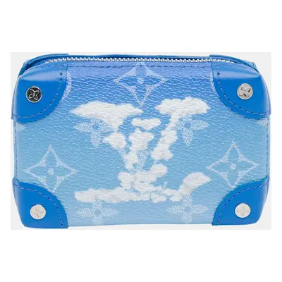 Louis Vuitton Blue Monogram Cloud Soft Trunk Necklace Wallet