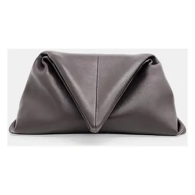 Bottega Veneta Brown Leather Trine Clutch