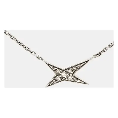 Mauboussin Valentin For You Star Diamond 18k White Gold Necklace