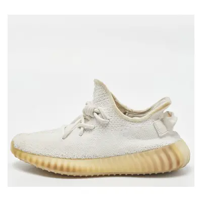 Yeezy x Adidas Cream Knit Fabric Boost V2 Cream Sneakers Size 2/3