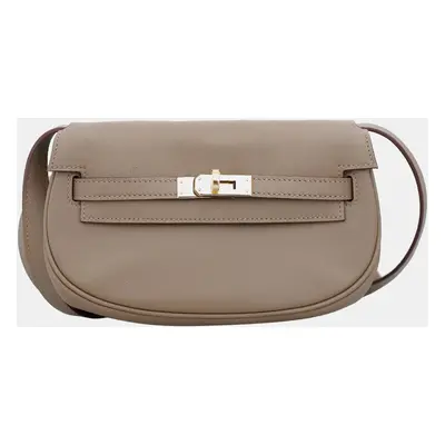 Hermes Brown Swift Leather Kelly Moove Bag